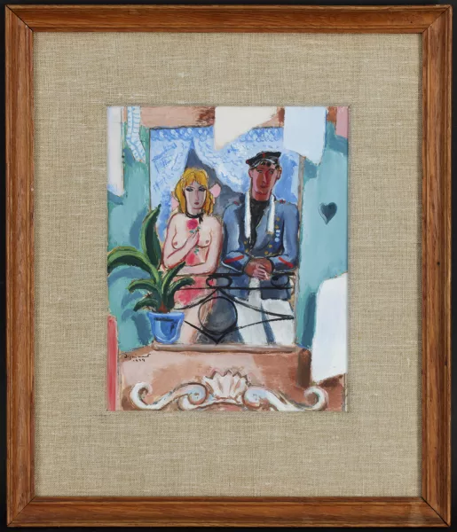 André Dignimont — Couple au balcon