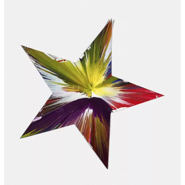 Damien Hirst — Peinture tournoyante « Star Spin »
