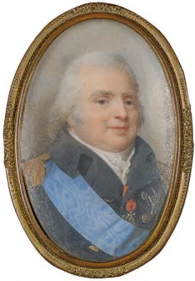 Jean-Baptiste Isabey — Portrait de Louis XVIII, 1814