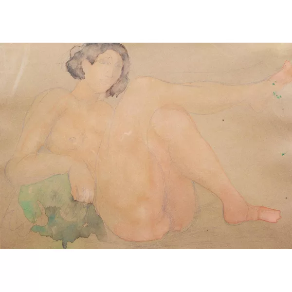 Odilon Roche — Attribué à ODILON ROCHE — Femme nue.