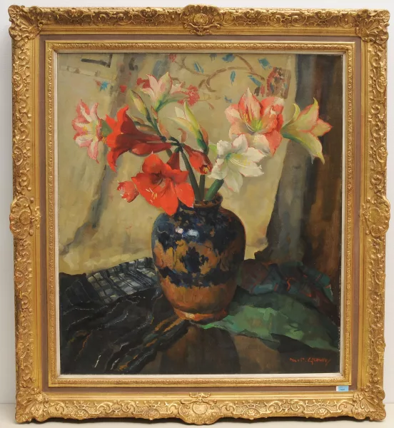 Hendrik Pieter Groen — Stillleben mit Lilien