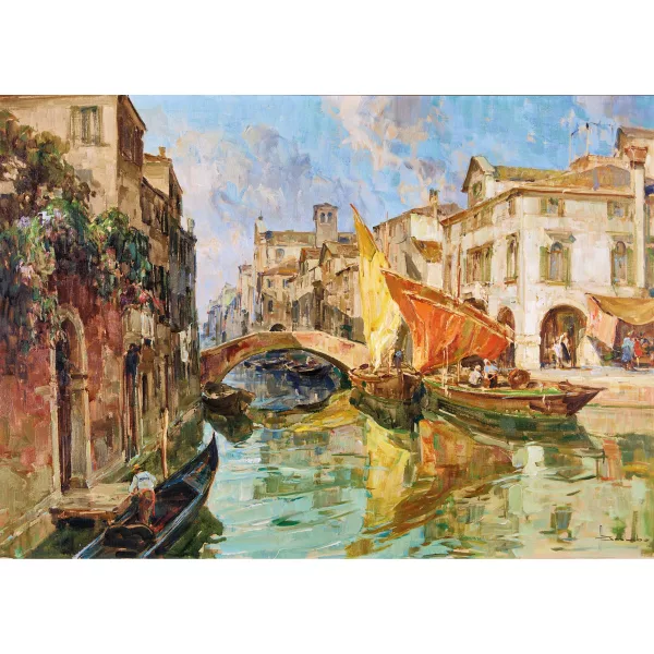 Angelo Brombo — Brücke in Venedig.