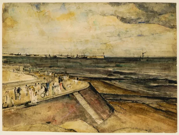 Paul Delvaux — La rade de Zeebrugge