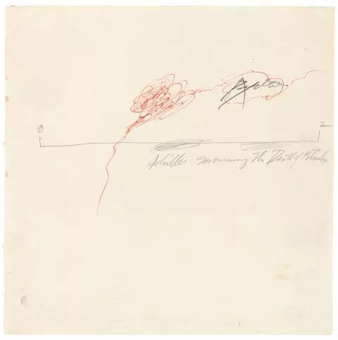 Cy Twombly — Achilles Mourning the Death of Patroclus