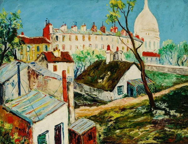 Élisée Maclet — Le Sacré-Coeur et la chaumière de Gabrielle d'Estrée
