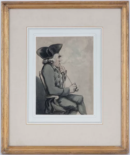 Thomas Rowlandson — Attribué à Thomas Rowlandson — Caricature de Herren Van den Noot, botaniste