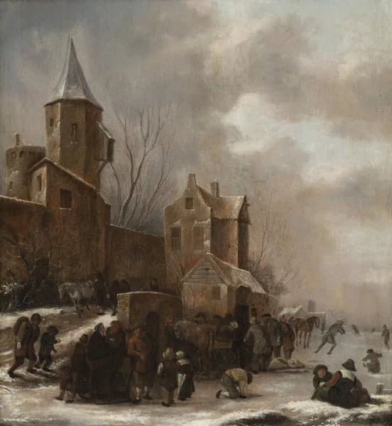 Klaes Molenaer — Scène d'hiver,