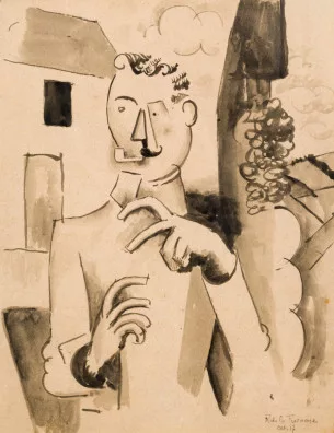 Roger de La Fresnaye — Le permissionnaire, 1917