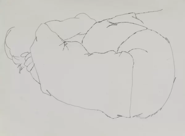 Eduardo Chillida — Nu féminin de dos, vers 1948–1950
