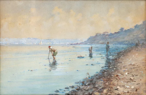 Fausto Zonaro — Marée basse en Turquie
