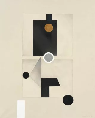 Marcelle Cahn — Hommage à Malevitch, 1966