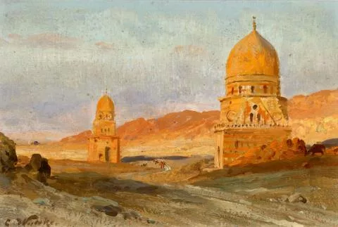 Carl Wuttke — Zwei Kalifengräber in der Wüste bei Kairo