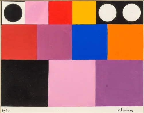 Geneviève Claisse — Composition, 1960