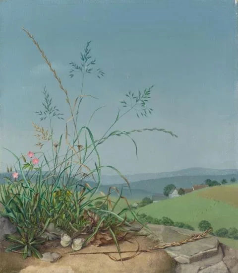 Herbert Böttger — Paysage estival aux herbes en fleurs