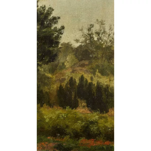 Jean-Baptiste Camille Corot — JEAN-BAPTISTE CAMILLE COROT zugeschrieben — Landschaft