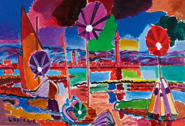 Charles Lapicque — Crépuscule sur Burano, 1954