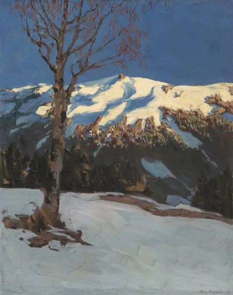 Max Angerer — Gebirgslandschaft bei Schwaz
