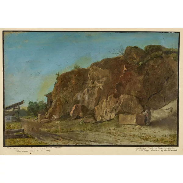 Heinrich Bürkel — "Steinbruch".