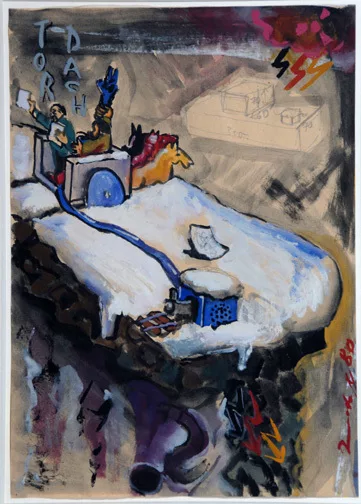 Jörg Immendorff — Café Deutschland. Porte Toit, 1980