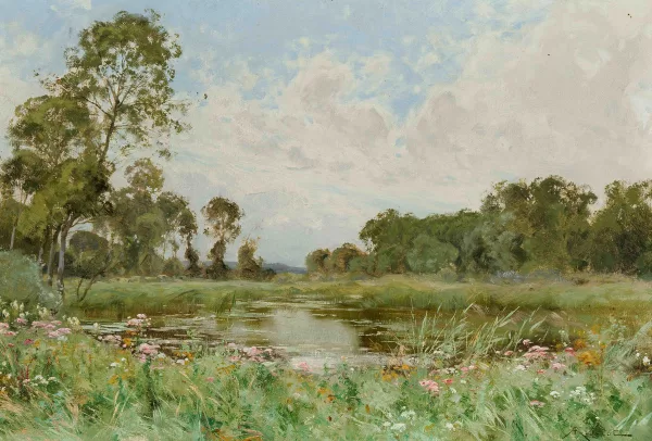 Albert Gabriel Rigolot — Les prés fleuris