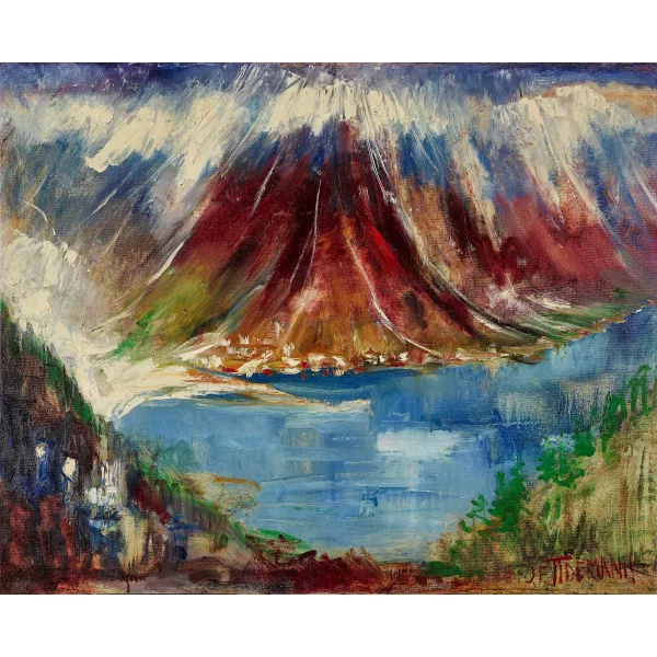 Jānis Tīdemanis — Steile Küstenlandschaft.