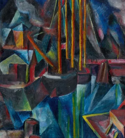 Paul Adolf Seehaus — Schiffe im Hafen