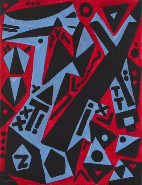 A. R. Penck — Construction pénétrant dans l’espace