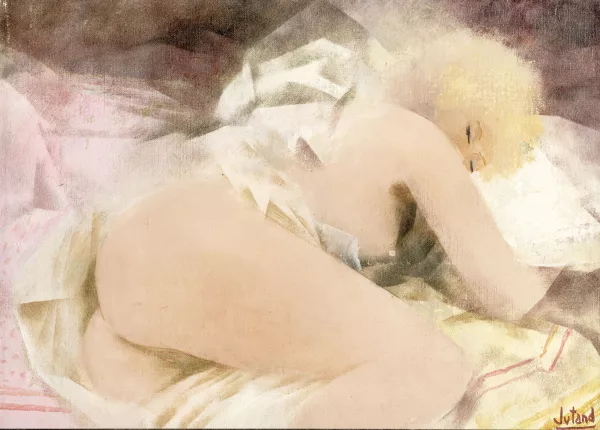 Pierre Jutand — "La sieste, Souvenir de Courchevel"