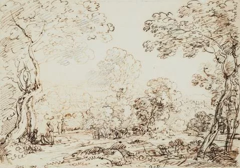 Johann Georg von Dillis — Landschaft bei Tivoli