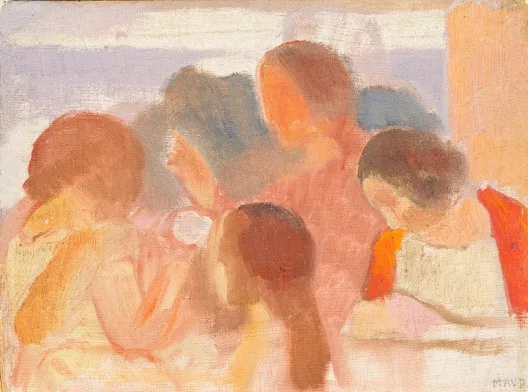 Maurice Denis — Trois femmes, Christ au lin, mer et rocher