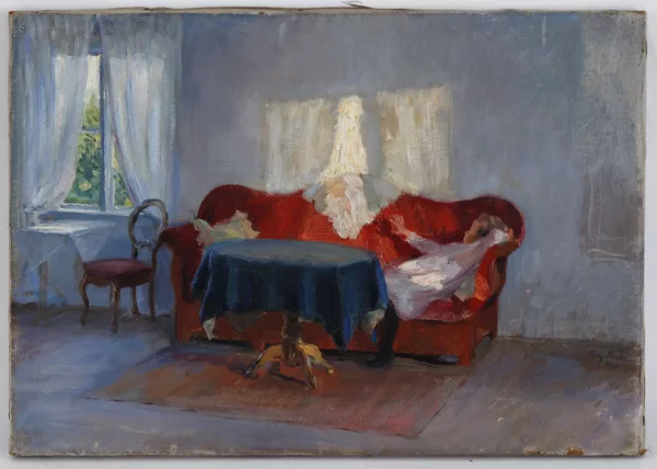 Fanny Brate — Le divan rouge