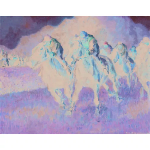 Eugen Osswald — La course de chevaux