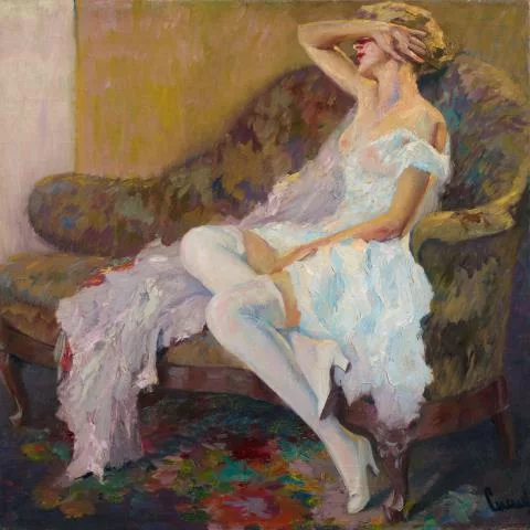 Edward Cucuel — Im Atelier