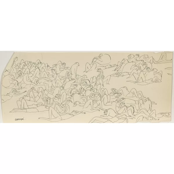 Jean Sempé — Sonnenanbeter.