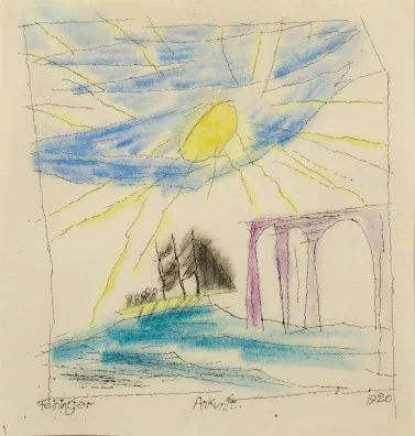 Lyonel Feininger — Ankunft, 1920
