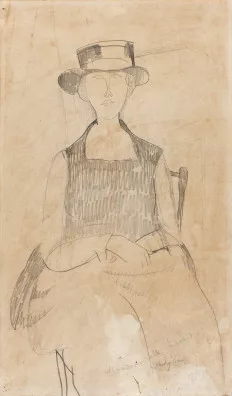 Amedeo Modigliani — Portrait de Marcelle Lioni, 1916