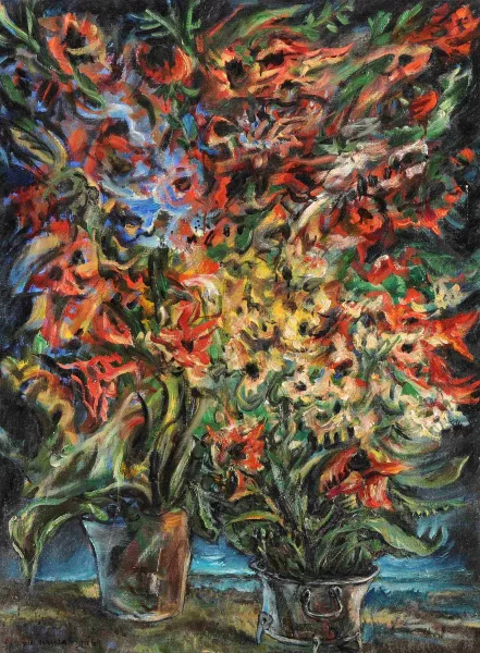 Yosl Bergner — Flowers