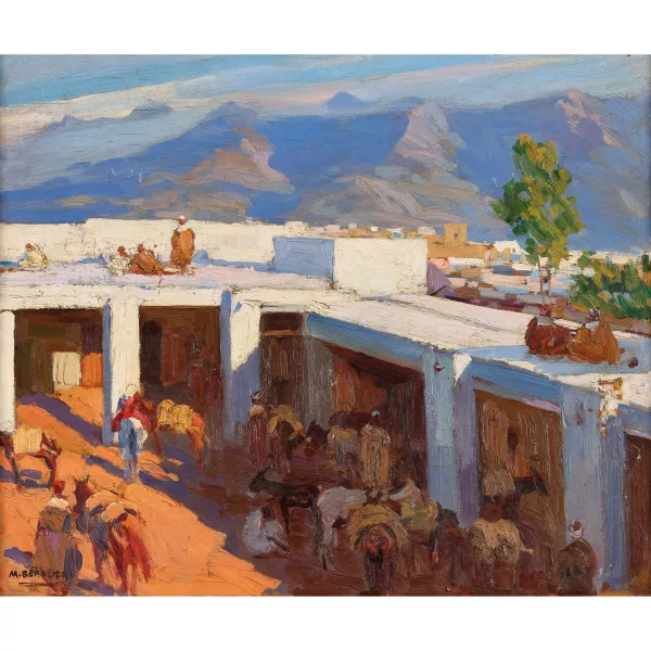 Mariano Bertuchi — Orientalische Karawanserei.