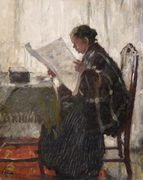 Paul Plontke — Die Zeitungleserin