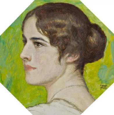 弗朗茨·冯·斯图克 — Portrait von Mary, um 1913