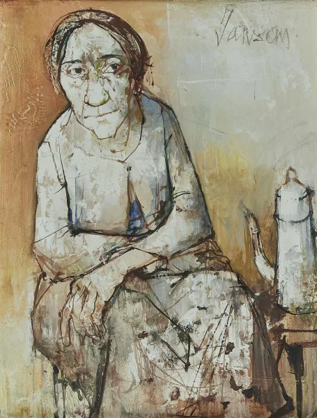 Jean Jansem — Dame assise