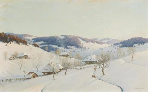 Karl Hauptmann — Winterlandschaft