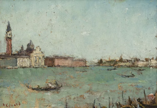 Dietz Edzard — Dietz Edzard (1893-1963), Venise, huile sur toile,