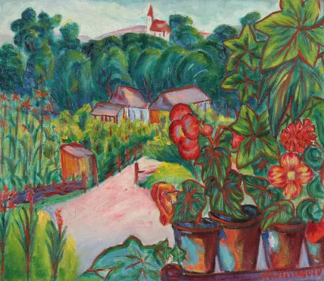 Stanisław Stückgold — Sommer in Ungarn, um 1910