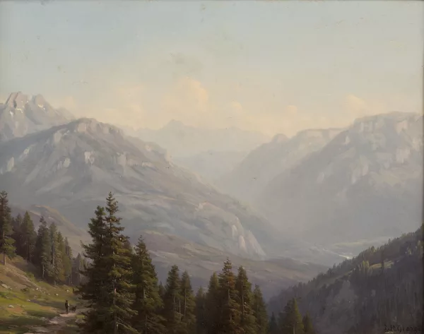 Philippe George — Le Vergi, vue prise des Voirons