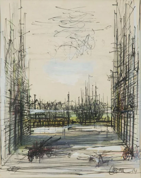 Jean Carzou — Le port