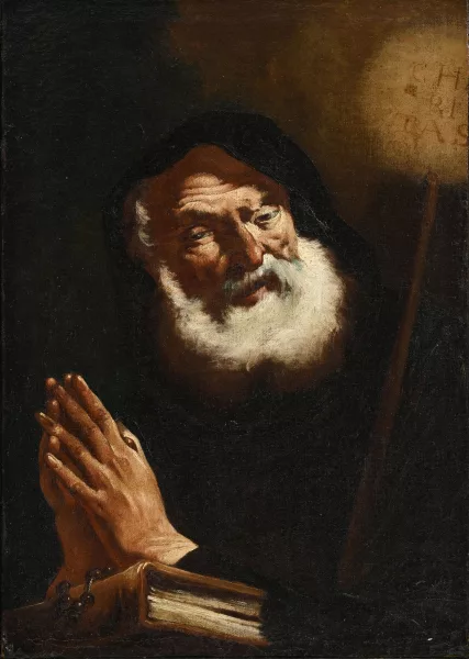 Francesco Capella — Portrait de Saint Benoît