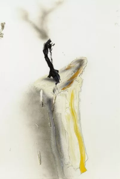 Dieter Krieg — Ohne Titel (Weiße Kerze)