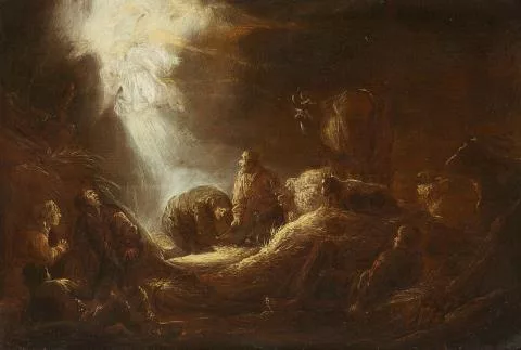Benjamin Gerritsz. Cuyp — Annuncio ai pastori