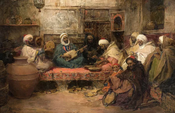 José Benlliure y Gil — "Café de Tunez"